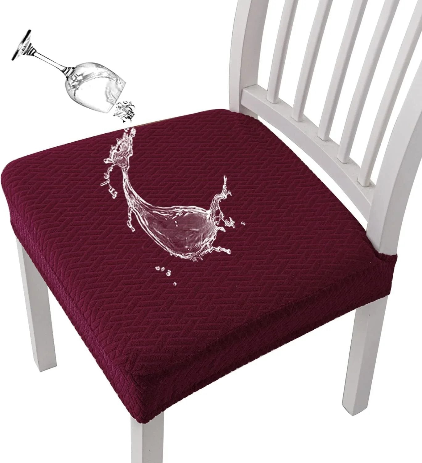 🎅🔥 Waterproof Jacquard Chair Covers! Durable. Stylish & Easy-Clean 🪑✨