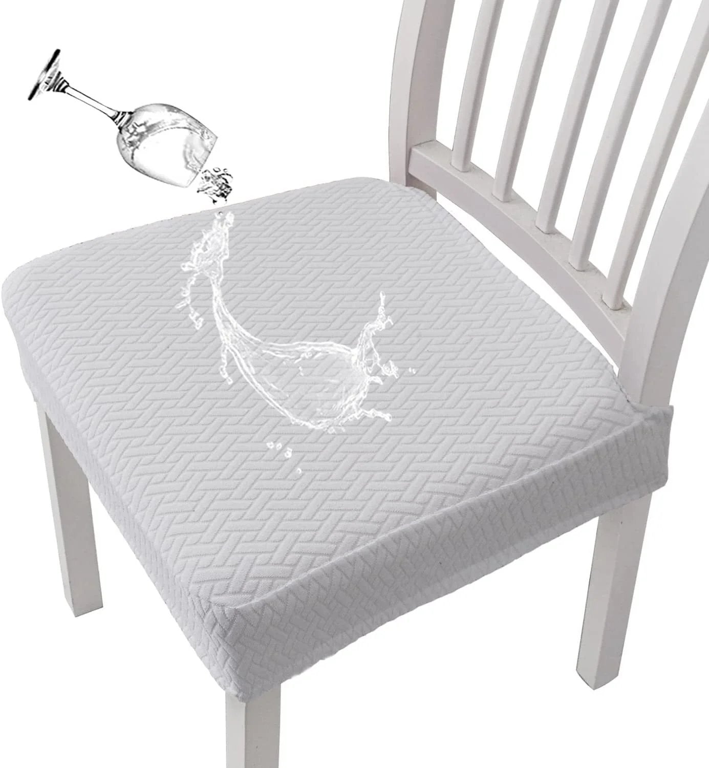 🎅🔥 Waterproof Jacquard Chair Covers! Durable. Stylish & Easy-Clean 🪑✨