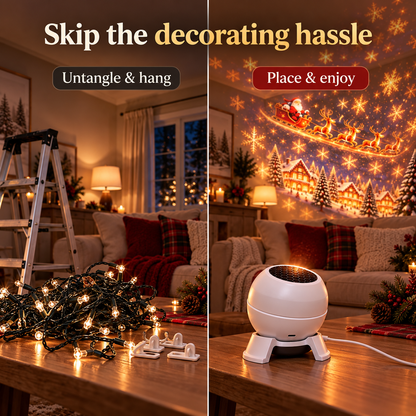 🎄 69% OFF Christmas Magic Projector — Turn Any Room Into a Wonderland in Seconds