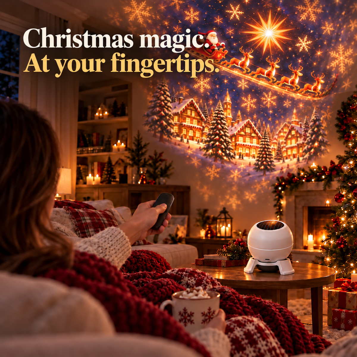 🎄 69% OFF Christmas Magic Projector — Turn Any Room Into a Wonderland in Seconds