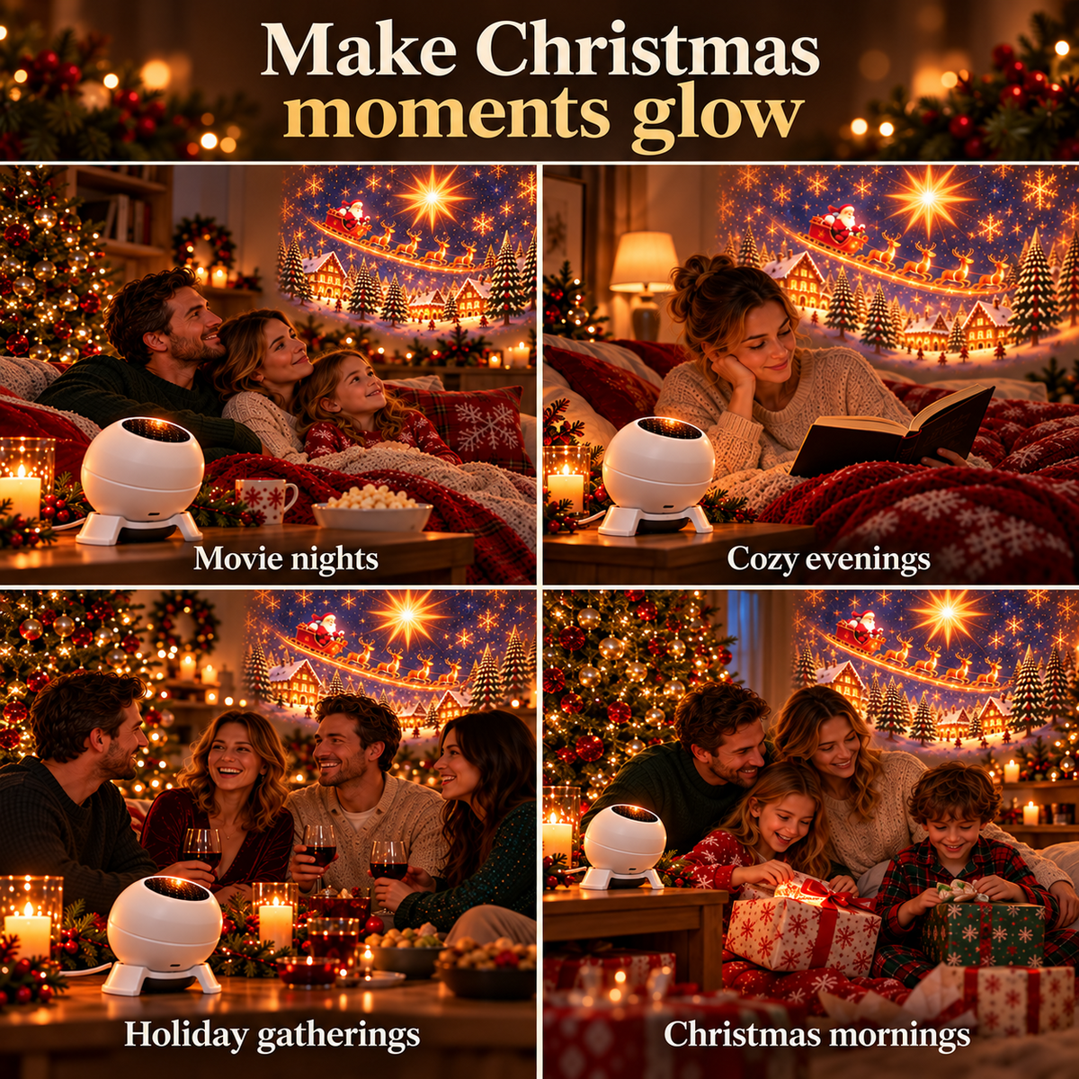 🎄 69% OFF Christmas Magic Projector — Turn Any Room Into a Wonderland in Seconds