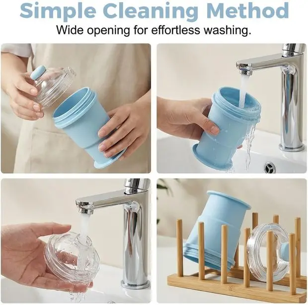 2-in-1 Foldable Silicone Ice Ball Maker Cup