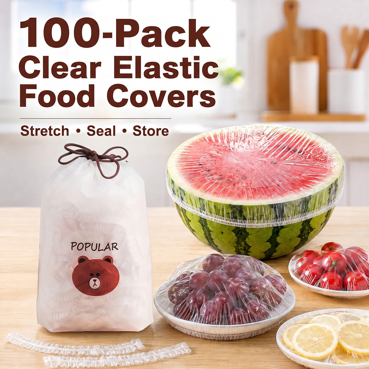 ⏳LAST DAY SALE 59% OFF!!🔥Disposable Stretch Food Covers for Bowls & Plates