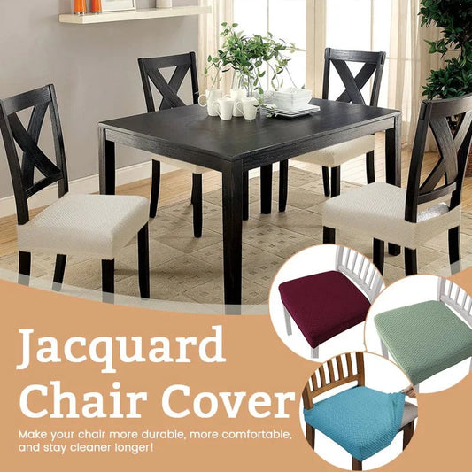 🎅🔥 Waterproof Jacquard Chair Covers! Durable. Stylish & Easy-Clean 🪑✨