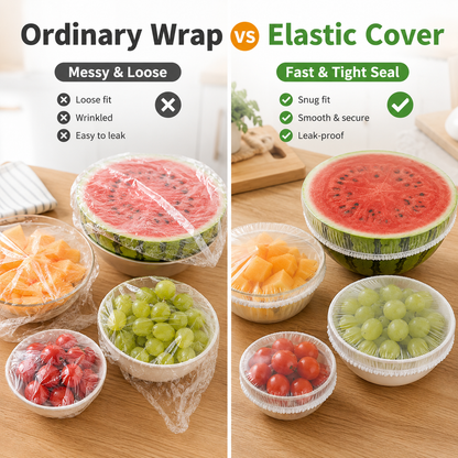 ⏳LAST DAY SALE 59% OFF!!🔥Disposable Stretch Food Covers for Bowls & Plates