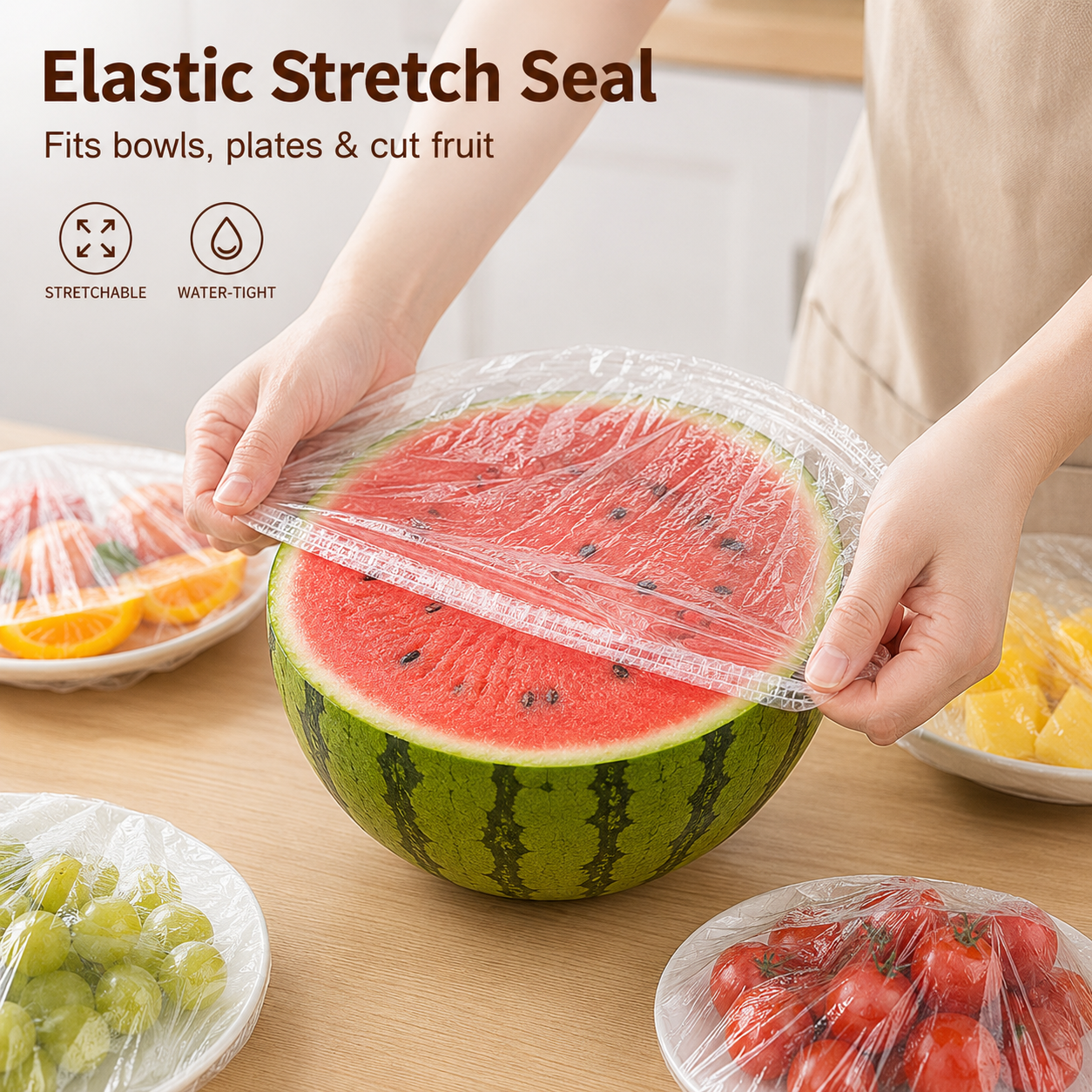 ⏳LAST DAY SALE 59% OFF!!🔥Disposable Stretch Food Covers for Bowls & Plates