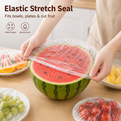 ⏳LAST DAY SALE 59% OFF!!🔥Disposable Stretch Food Covers for Bowls & Plates