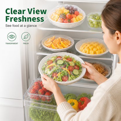 ⏳LAST DAY SALE 59% OFF!!🔥Disposable Stretch Food Covers for Bowls & Plates