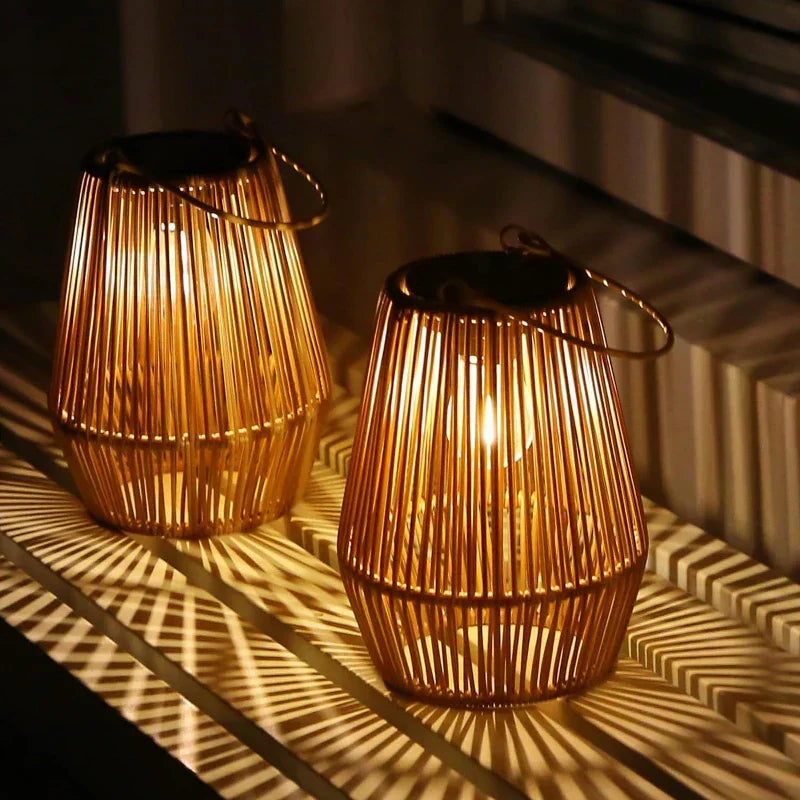 🎄 Christmas Sale 49% OFF 🎄 Kaliiqo™ Solar Radiant Rattan Glow Lantern