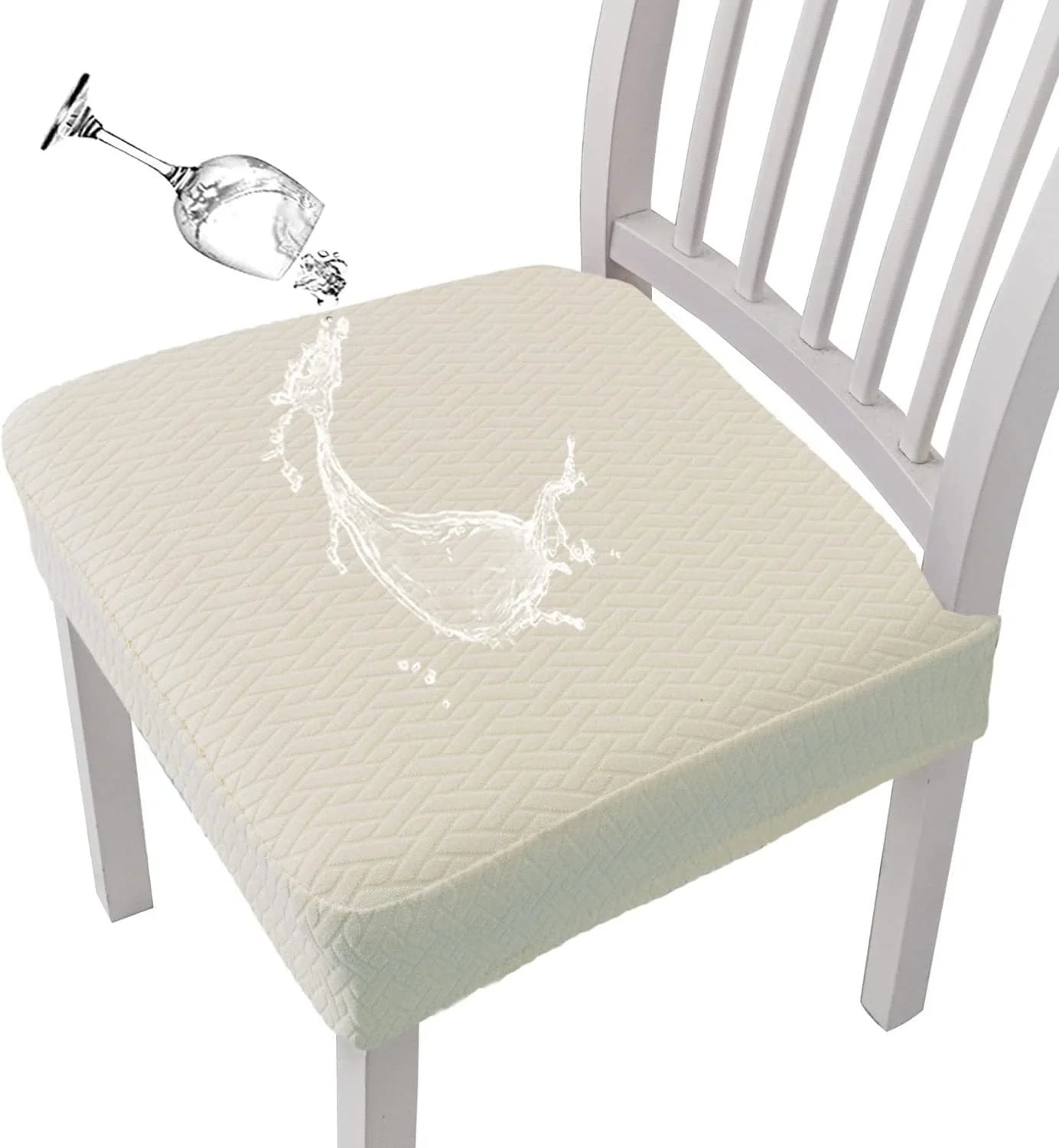 🎅🔥 Waterproof Jacquard Chair Covers! Durable. Stylish & Easy-Clean 🪑✨